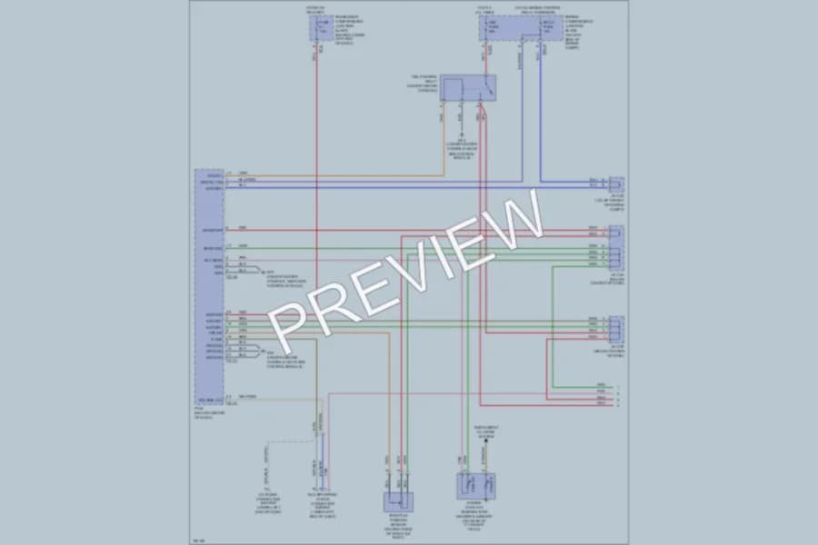 2004 Hyundai SantaFe Transmission wiring diagram preview