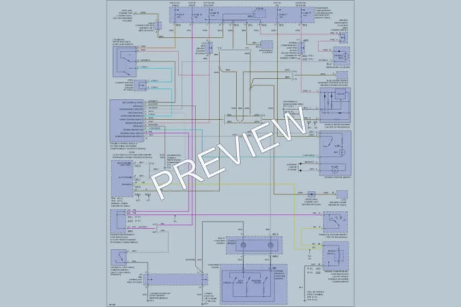 2004 Hyundai Sonata Cruise Control wiring diagram preview
