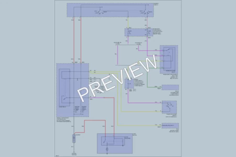 2004 Hyundai Sonata Starting Charging wiring diagram preview