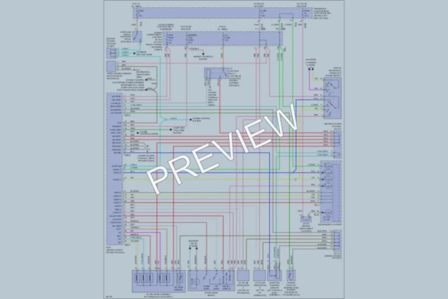 2004 Hyundai Sonata Transmission wiring diagram preview