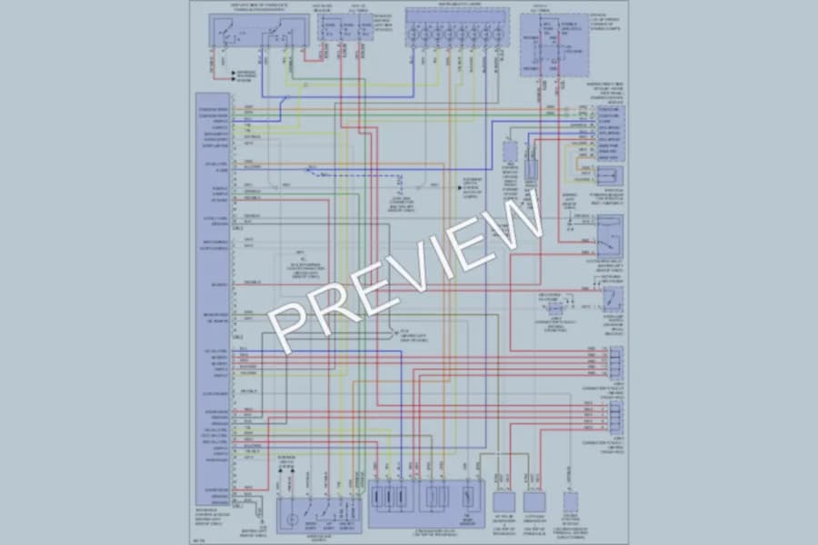 2004 Hyundai Tiburon Transmission wiring diagram preview