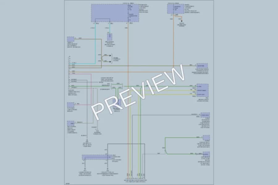 2004 Hyundai XG350 Computer Data Lines wiring diagram preview