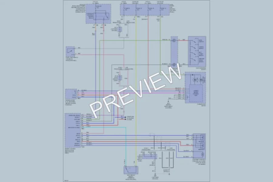 2004 Infiniti FX35 Cruise Control wiring diagram preview