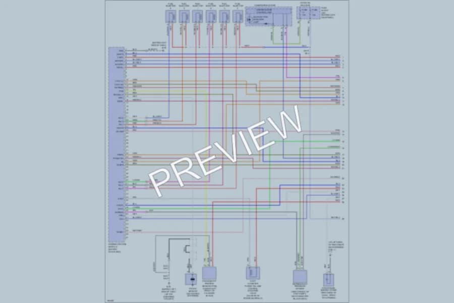 2004 Infiniti FX35 Engine Performance wiring diagram preview