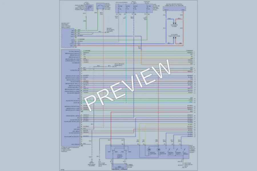 2004 Infiniti FX35 Memory Systems wiring diagram preview