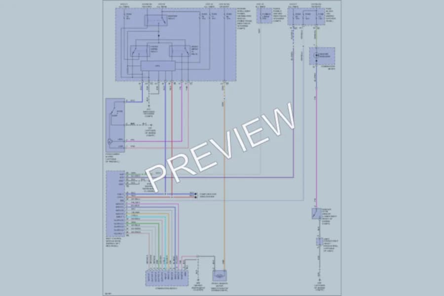 2004 Infiniti FX35 Wiper Washer wiring diagram preview