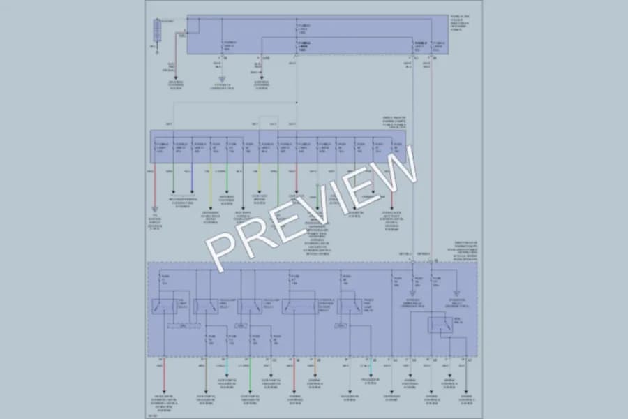 2004 Infiniti FX45 Power Distribution wiring diagram preview