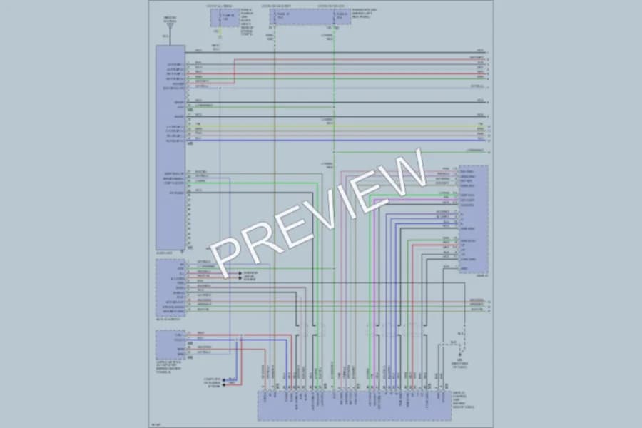 2004 Infiniti FX45 Radio wiring diagram preview