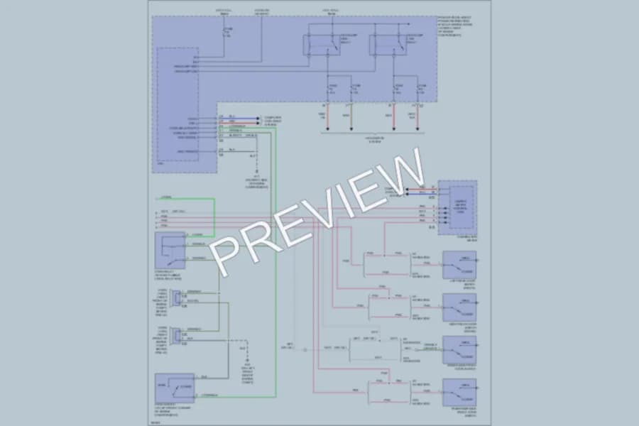 2004 Infiniti G35 Anti Theft wiring diagram preview