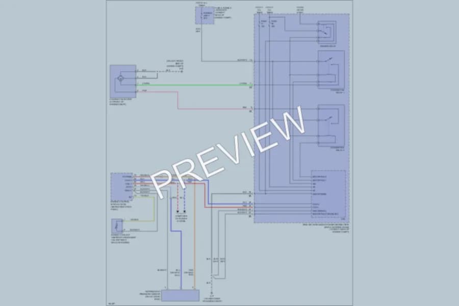 2004 Infiniti G35 Cooling Fan wiring diagram preview