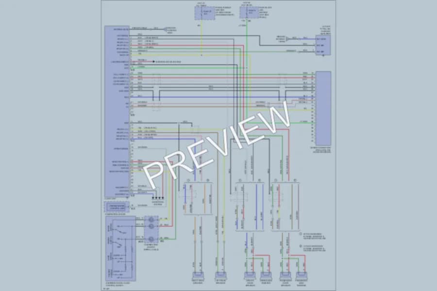 2004 Infiniti G35 Radio wiring diagram preview