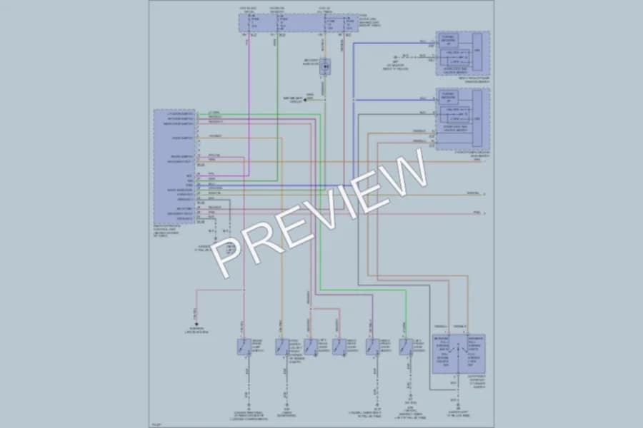 2004 Infiniti I35 Anti Theft wiring diagram preview