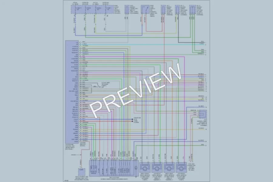 2004 Infiniti M45 Anti Lock Brakes wiring diagram preview