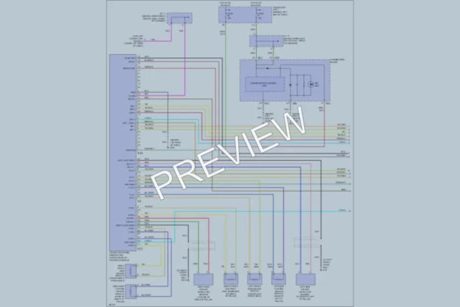 2004 Infiniti M45 Supplemental Restraints wiring diagram preview