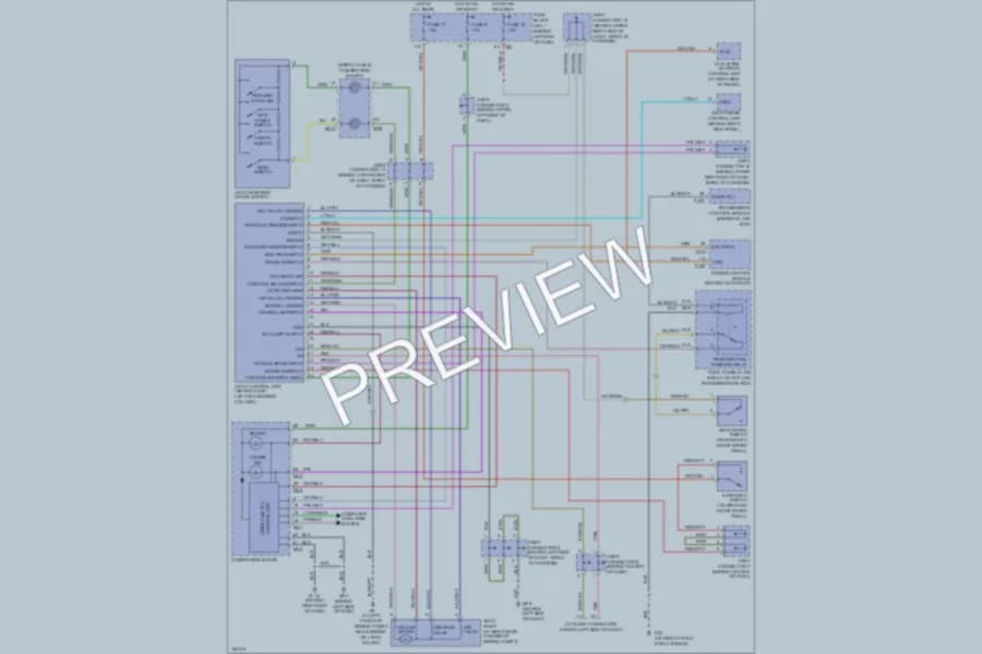 2004 Infiniti Q45 Cruise Control wiring diagram preview
