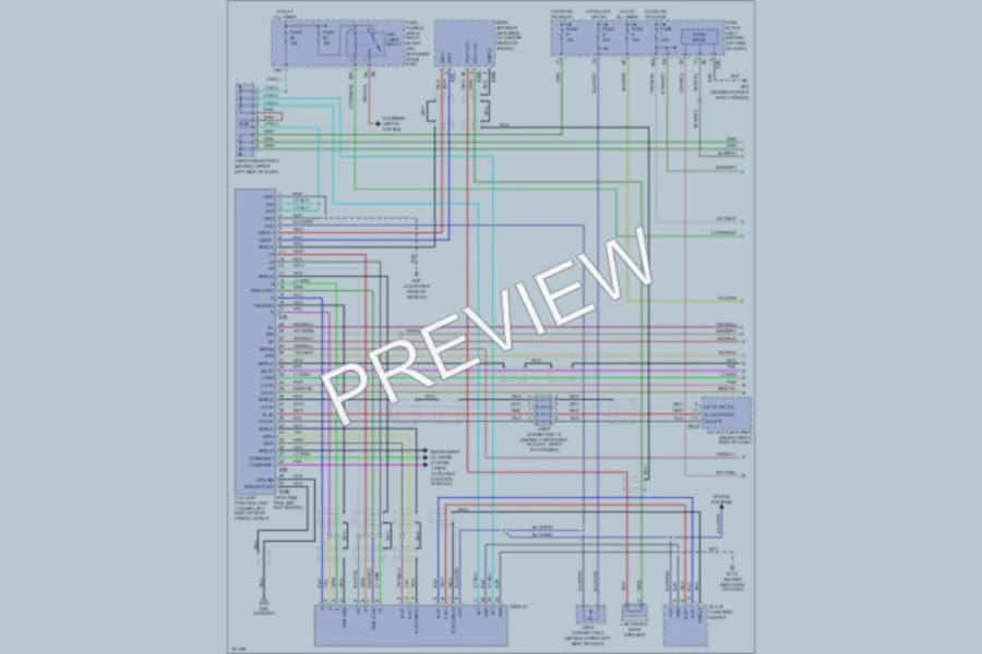 2004 Infiniti Q45 Navigation wiring diagram preview