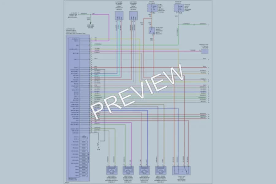 2004 Infiniti QX56 Anti Lock Brakes wiring diagram preview