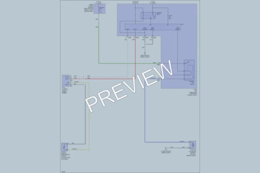 2004 Infiniti QX56 Cooling Fan wiring diagram preview