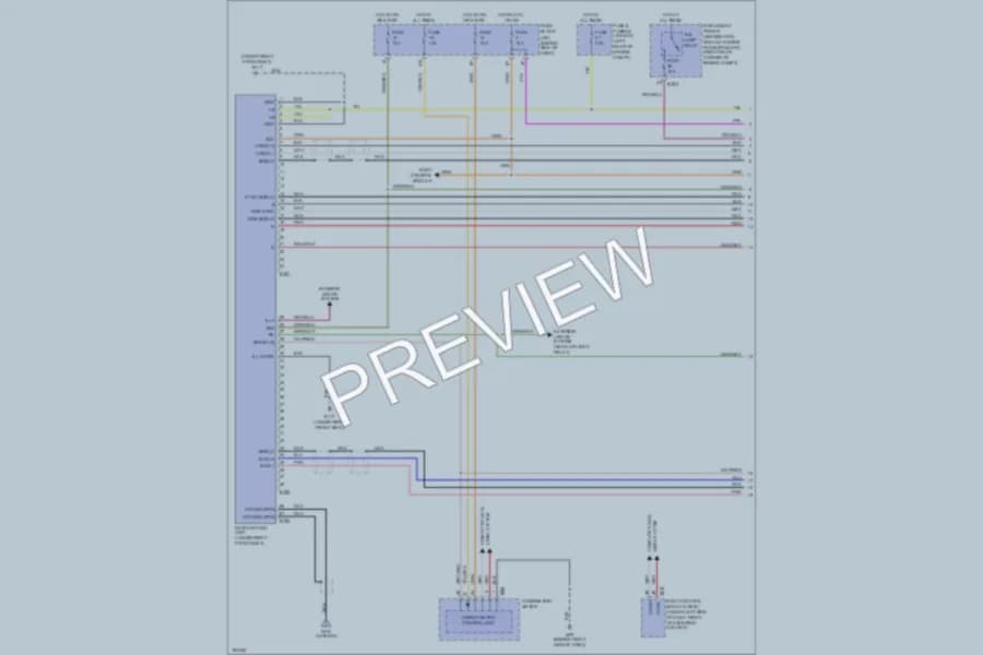 2004 Infiniti QX56 Navigation wiring diagram preview