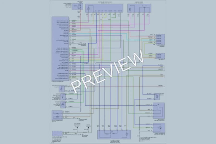 2004 Isuzu Axiom Air Conditioning wiring diagram preview