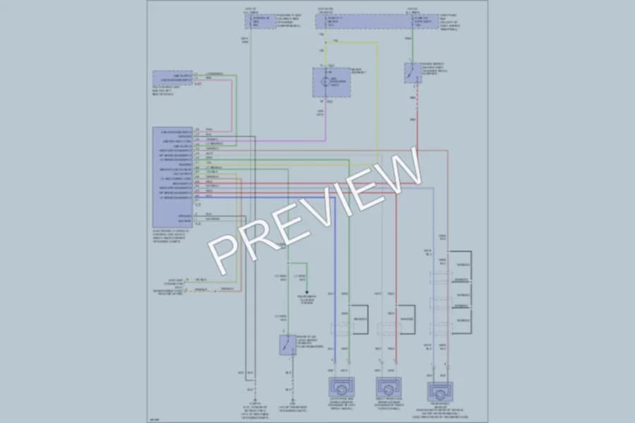 2004 Isuzu Axiom Anti Lock Brakes wiring diagram preview