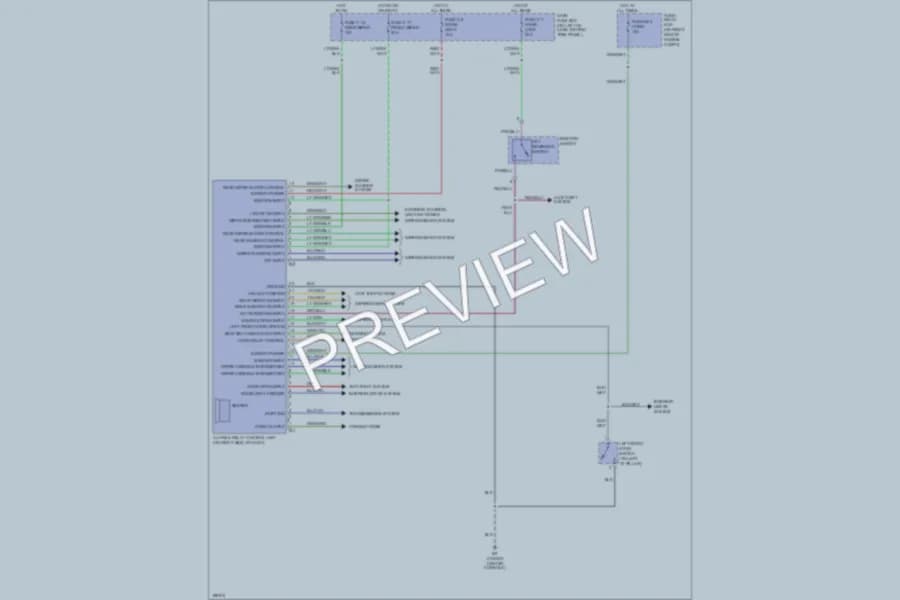 2004 Isuzu Axiom Body Control Modules wiring diagram preview
