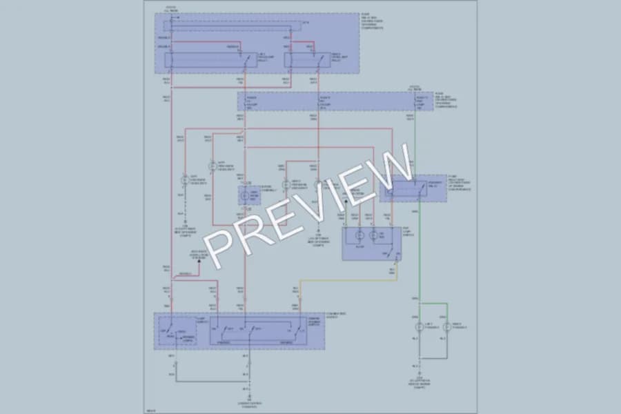2004 Isuzu Axiom Headlights wiring diagram preview