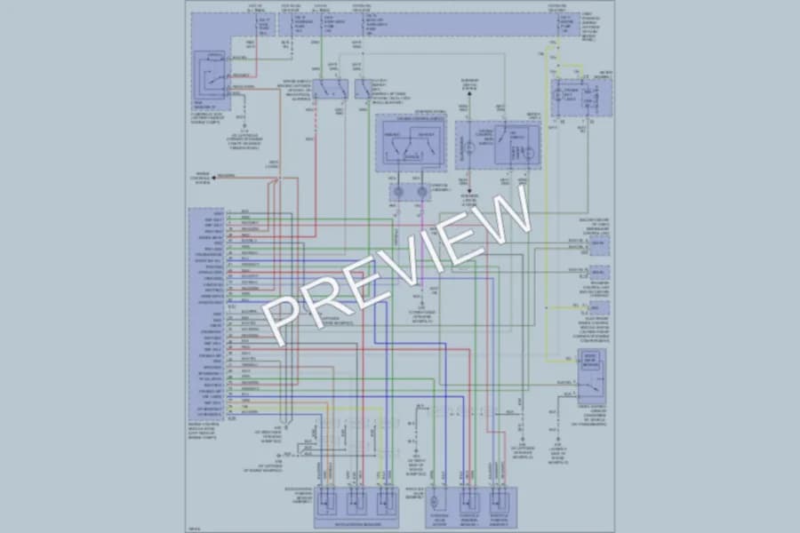 2004 Isuzu Rodeo Cruise Control wiring diagram preview
