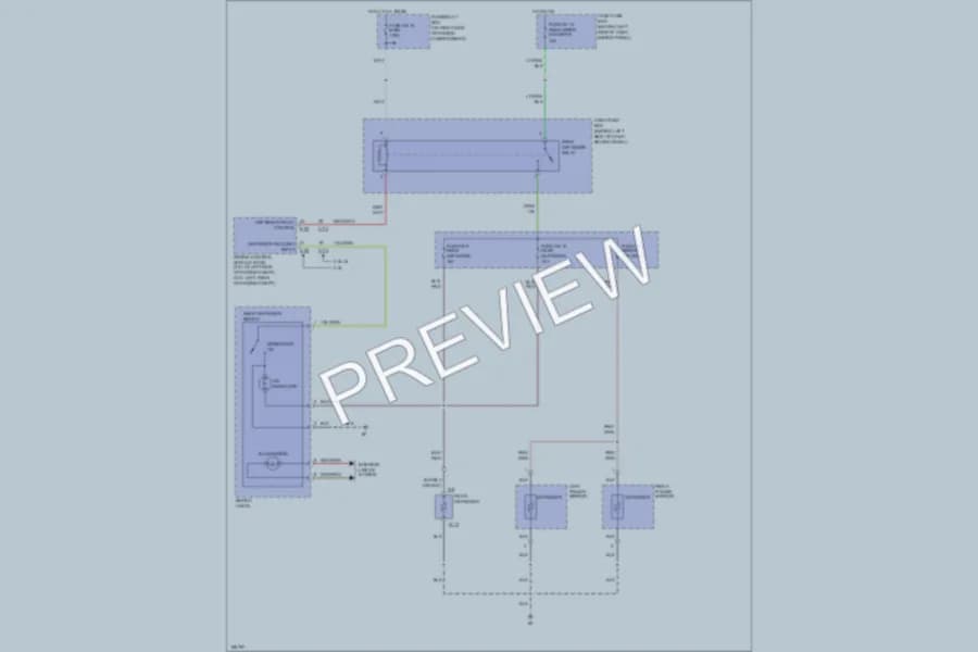 2004 Isuzu Rodeo Defoggers wiring diagram preview