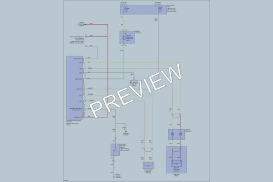 2004 Isuzu Rodeo Supplemental Restraints wiring diagram preview