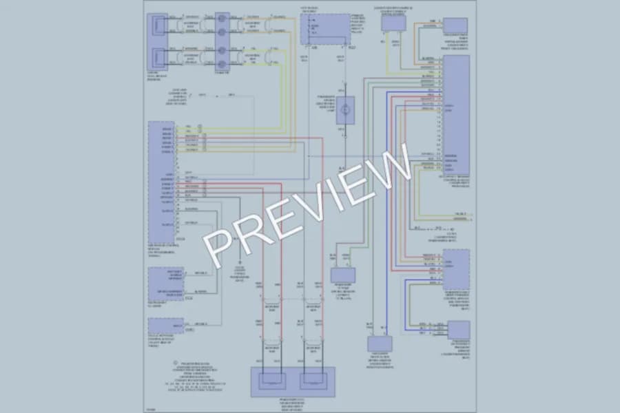 2004 Jaguar SType Supplemental Restraints wiring diagram preview