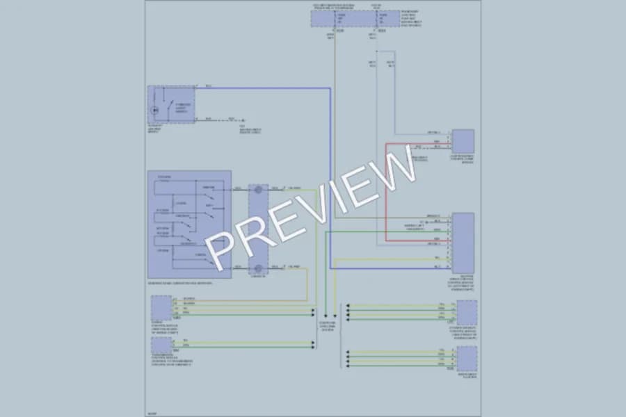 2004 Jaguar VandenPlas Cruise Control wiring diagram preview
