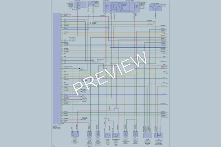 2004 Jaguar XType Engine Performance wiring diagram preview