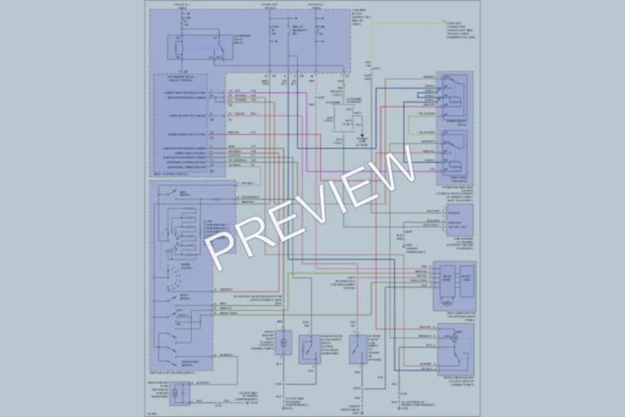 2004 Jeep GrandCherokee Wiper Washer wiring diagram preview