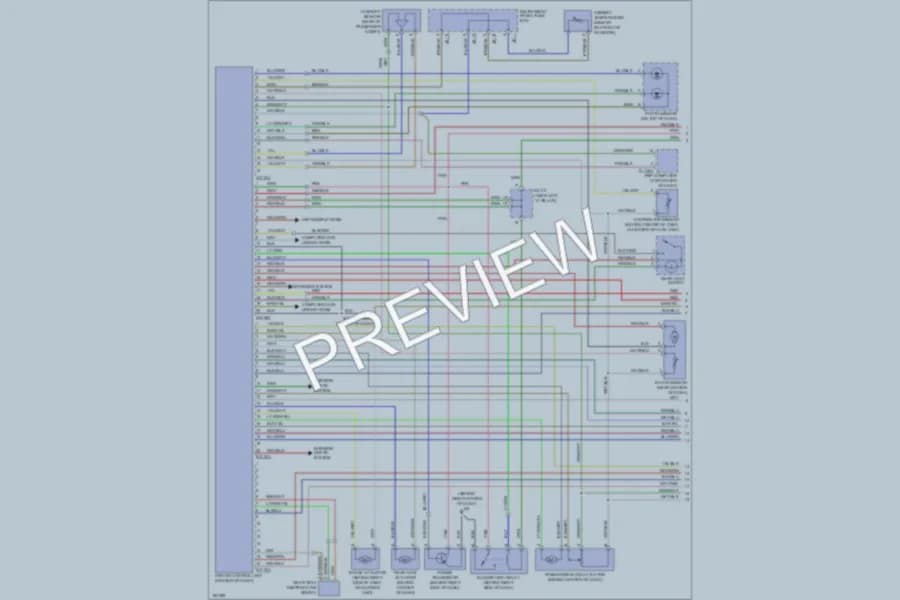 2004 Kia Amanti Air Conditioning wiring diagram preview