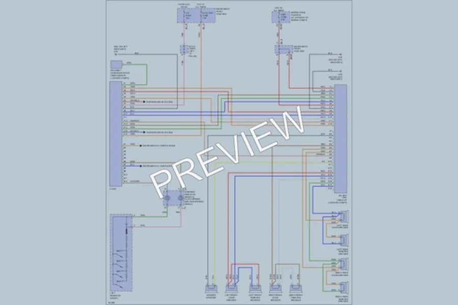 2004 Kia Amanti Radio wiring diagram preview