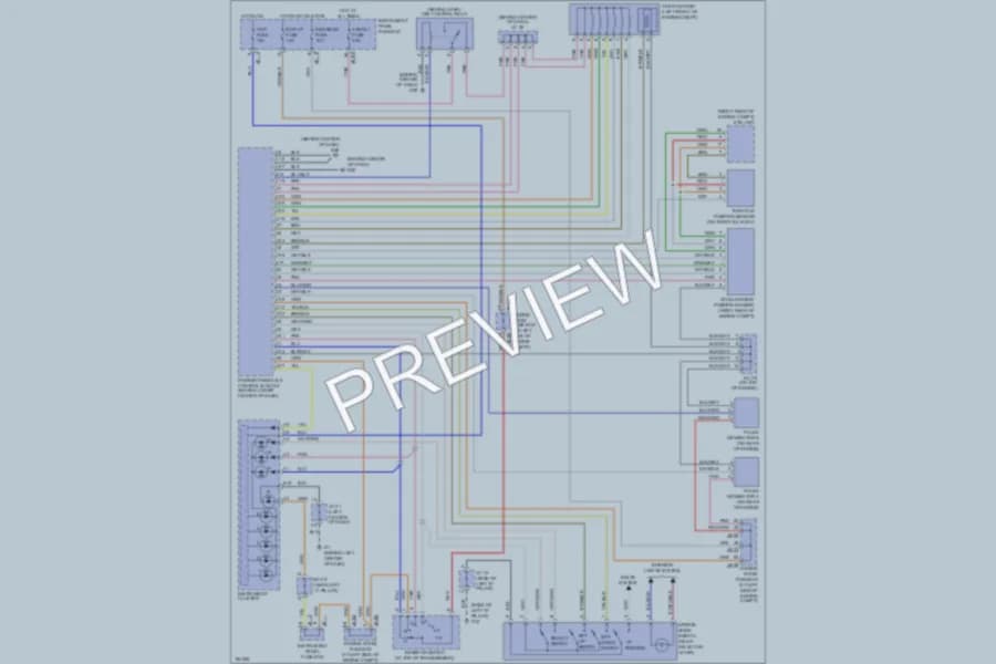 2004 Kia Amanti Transmission wiring diagram preview