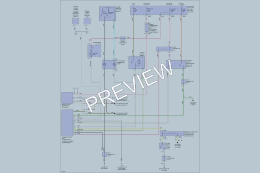 2004 Kia Optima Cruise Control wiring diagram preview