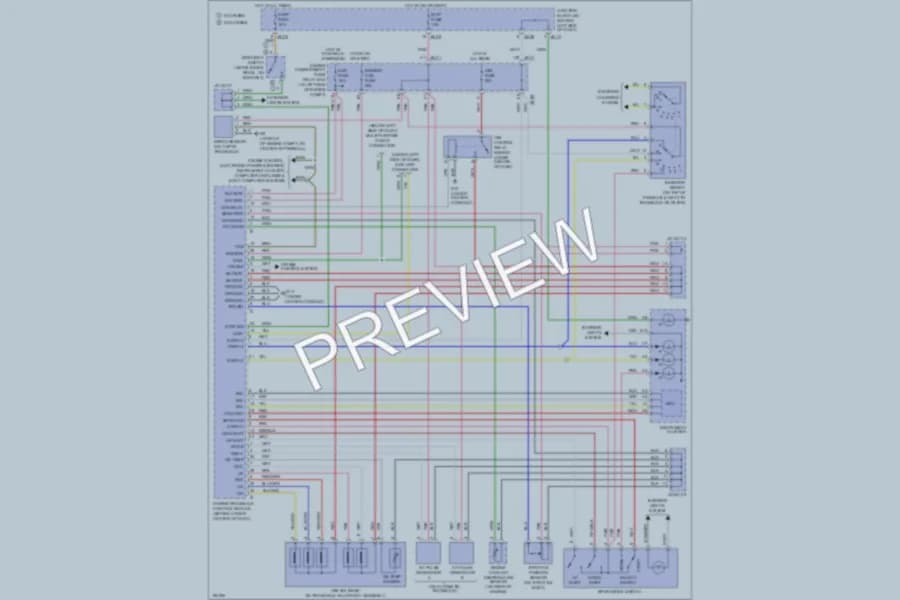 2004 Kia Optima Transmission wiring diagram preview