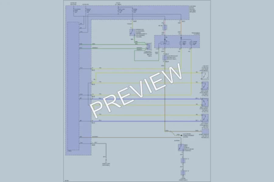 2004 Kia Optima Warning Systems wiring diagram preview