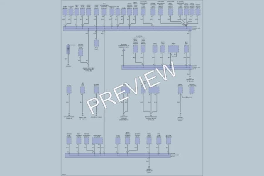2004 Kia Rio Ground Distribution wiring diagram preview
