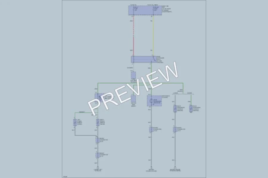 2004 Kia RioCinco Defoggers wiring diagram preview