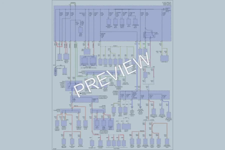 2004 Kia RioCinco Power Distribution wiring diagram preview