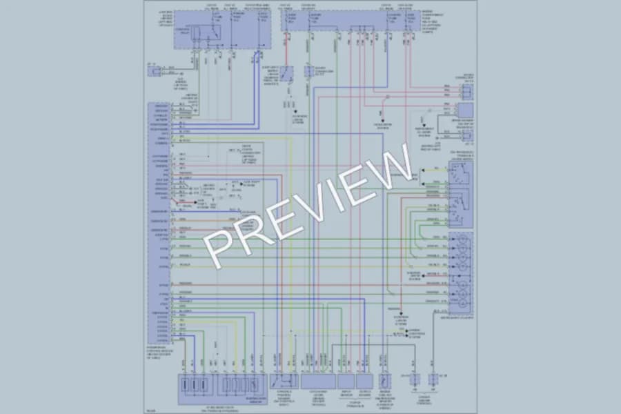 2004 Kia Sedona Transmission wiring diagram preview