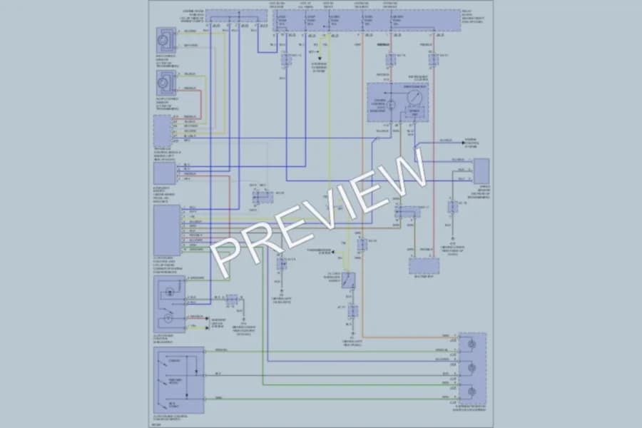 2004 Kia Sorento Cruise Control wiring diagram preview