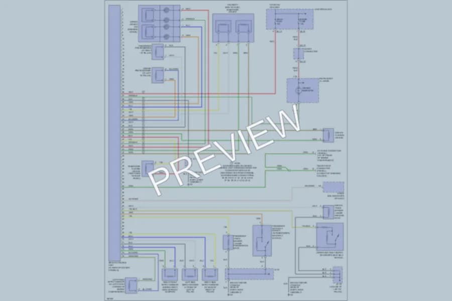 2004 Kia Sorento Supplemental Restraints wiring diagram preview