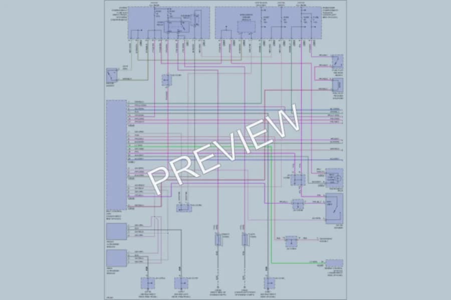 2004 LandRover Discovery Anti Theft wiring diagram preview