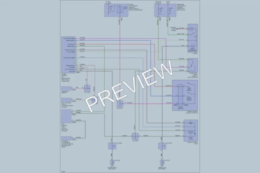 2004 LandRover Discovery Cruise Control wiring diagram preview