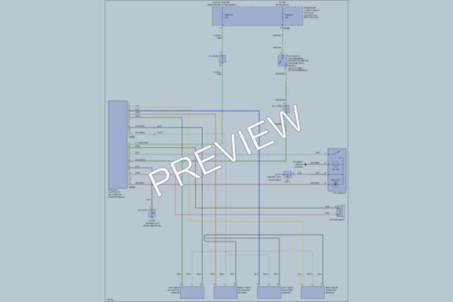 2004 LandRover Discovery Navigation wiring diagram preview