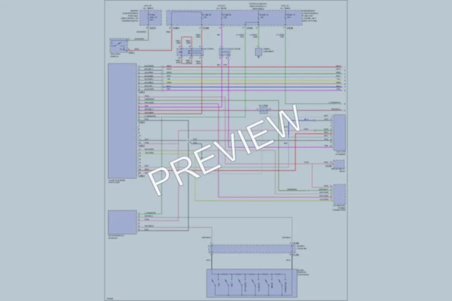 2004 LandRover Discovery Radio wiring diagram preview